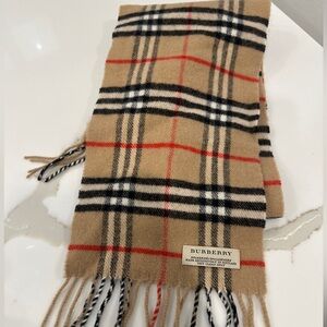 Burberry Children - Cashmere Check Scarf